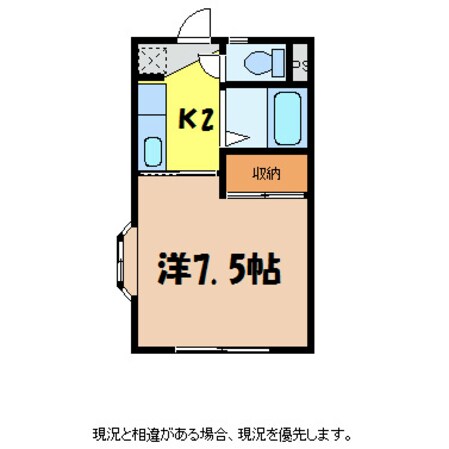 沢尻青山ハイツの物件間取画像